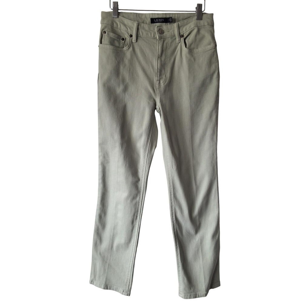 Lauren Ralph Lauren Women 4‎ Straight Leg Stretch Jeans High Rise Pastel Easter